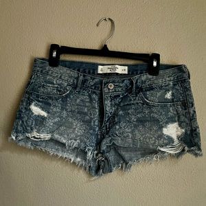 Ripped floral Tie-dye jeans